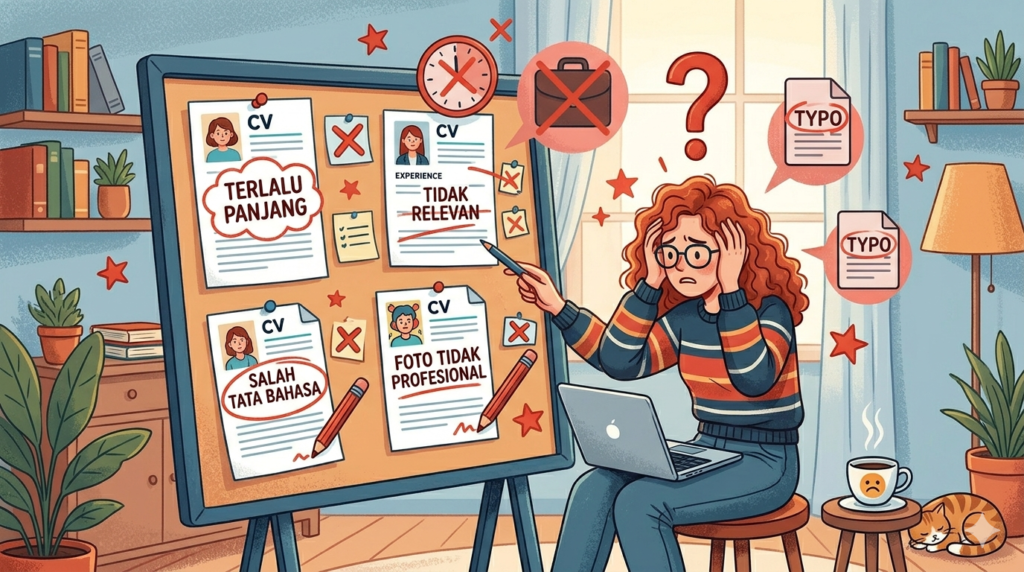 5 Kesalahan Umum Dalam Membuat CV dan Cara memperbaikinya